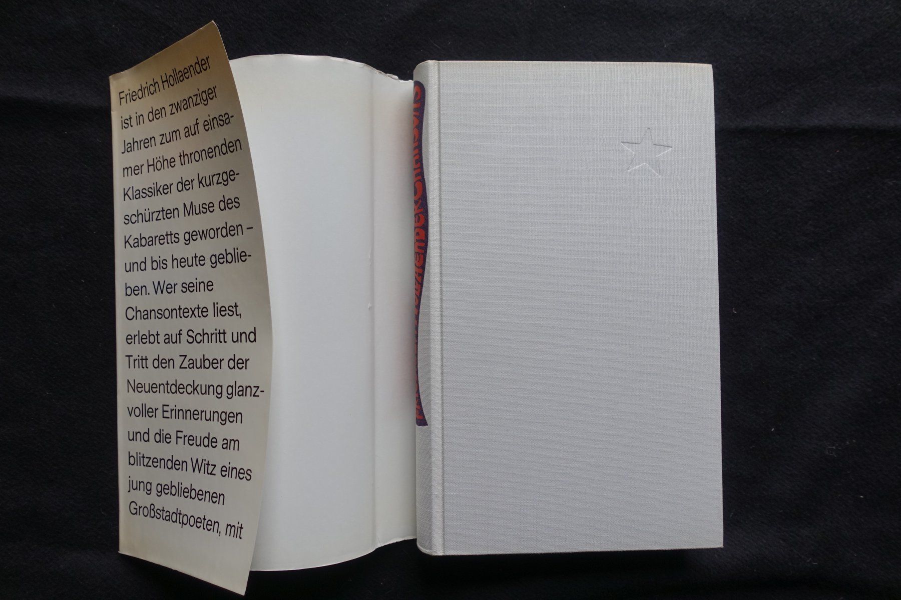 Libri: Friedrich Hollaender: Chansons – Usato da Gutenswil venduto da Optico 1