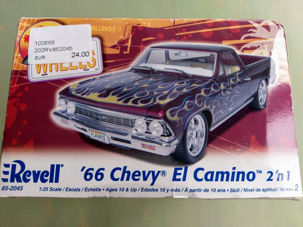 Revell 66 1966 Chevy Chevrolet El Camino SS 2in1 1:25 (Neu und ...