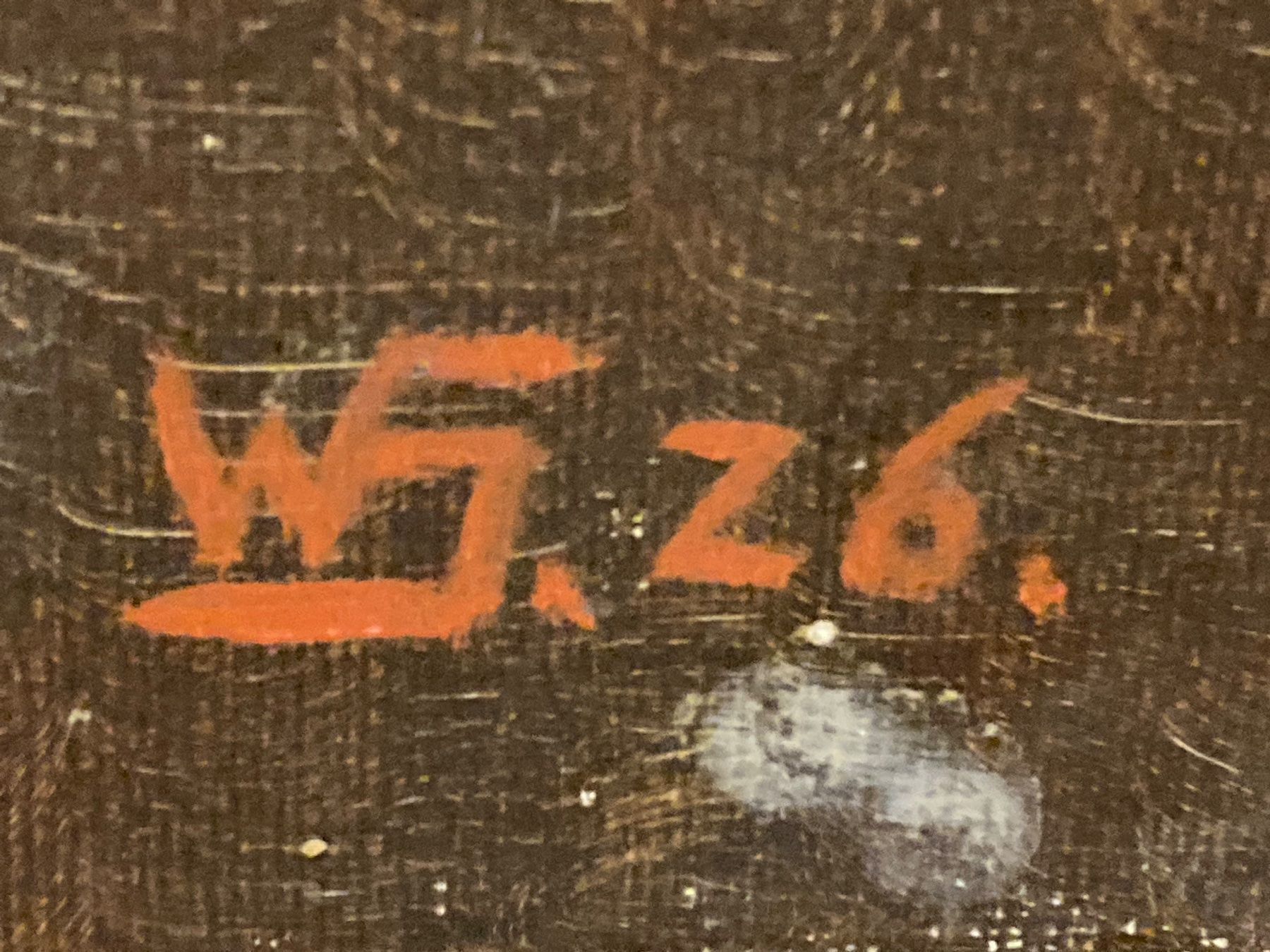 Dipinti: W. Singer 1926 Stilleben monogrammiert Astern – Usato da Hirzel venduto da pjn_d7xp 2