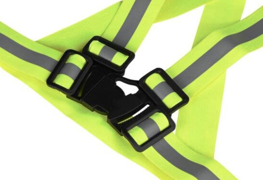 Gilet & Giacche: Lauf-Warnweste gelb Sicherheitsweste in  X-Form – Nuovo e nell'imballaggio originale da St. Gallen venduto da schnaeppchen-preise 1