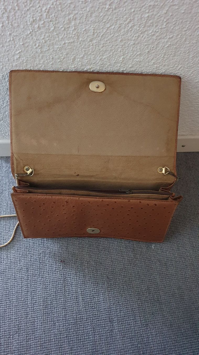 Borse da donna: Vintage Tasche aus Straussenleder – Usato da Glattfelden venduto da sessa123 4