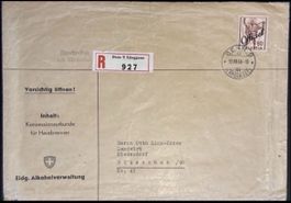 Konzessionsurkunde Eidg. Alkoholverwaltung Hausbrenner