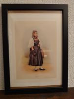 Antikes Trachtenmotiv gerahmt