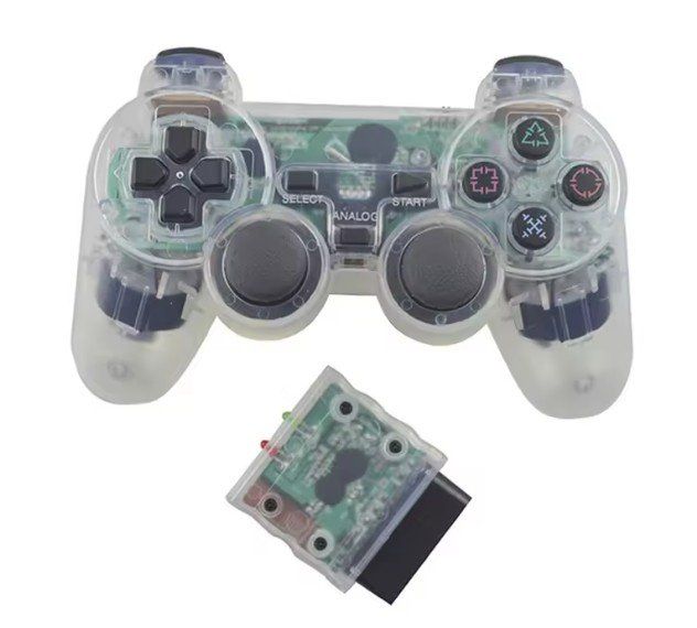 Controller: Playstation 2 Wireless Controller -clear - NEUWARE PS2 – Nuovo (secondo la descrizione) da Goldau venduto da agestuffer