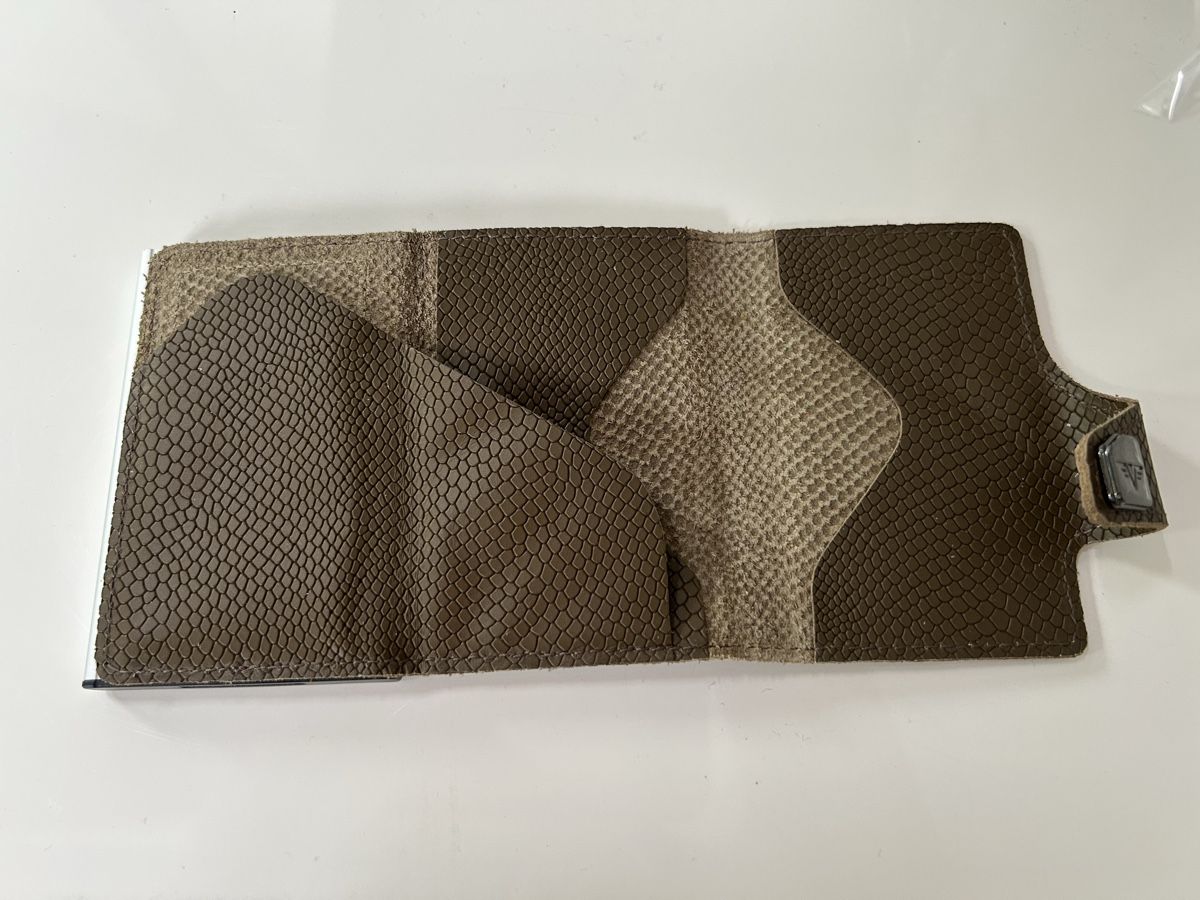 Brieftaschen: Minimalist Wallet TRU VIRTU, Aluminum & Leather – Neu (gemäss Beschreibung) aus Saland von ele_vc96 2