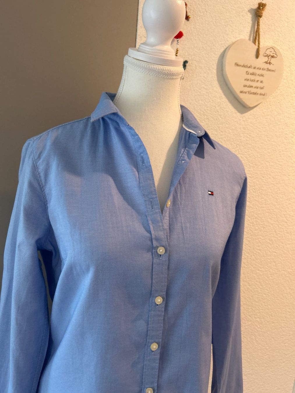 Tommy Hilfiger Camicette: Damen Bluse hellblau von Tommy Hilfiger Grösse 6 – Usato da Brunnen venduto da Nala2929 2