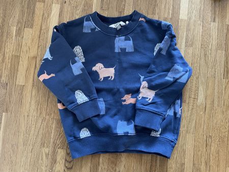 Sommer-Sweat Pulli mit Hunden, Gr. 104