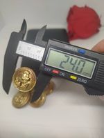 Die vergoldete 24-mm-Knöpfe der Reichsmarine/Kriegsmarine 