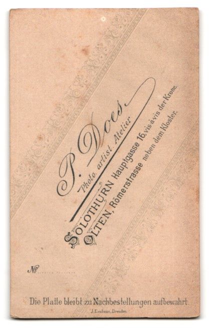 Photos & affiches: Fotografie P. Does, Solothurn, Hauptgass – D'occasion à Berlin par bartko-reher 1