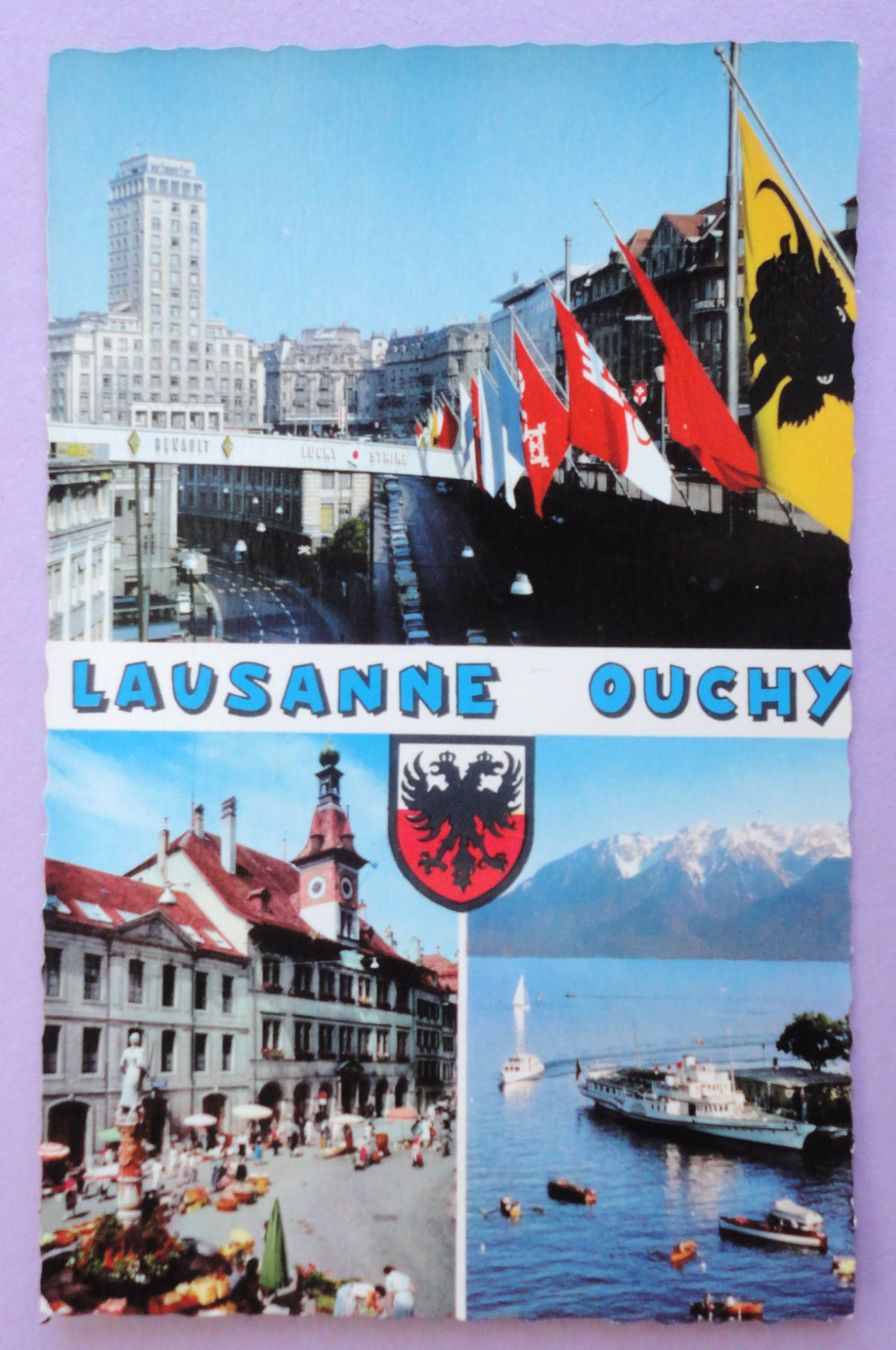 Cartoline postali: Lausanne - Ouchy – Usato da Fétigny venduto da Billy2miny