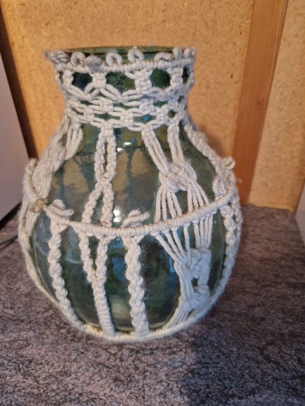 Vasi & Recipienti: Grosse Runde Boden Vase mit Macramé – Usato da Niederbipp venduto da Trude04 2