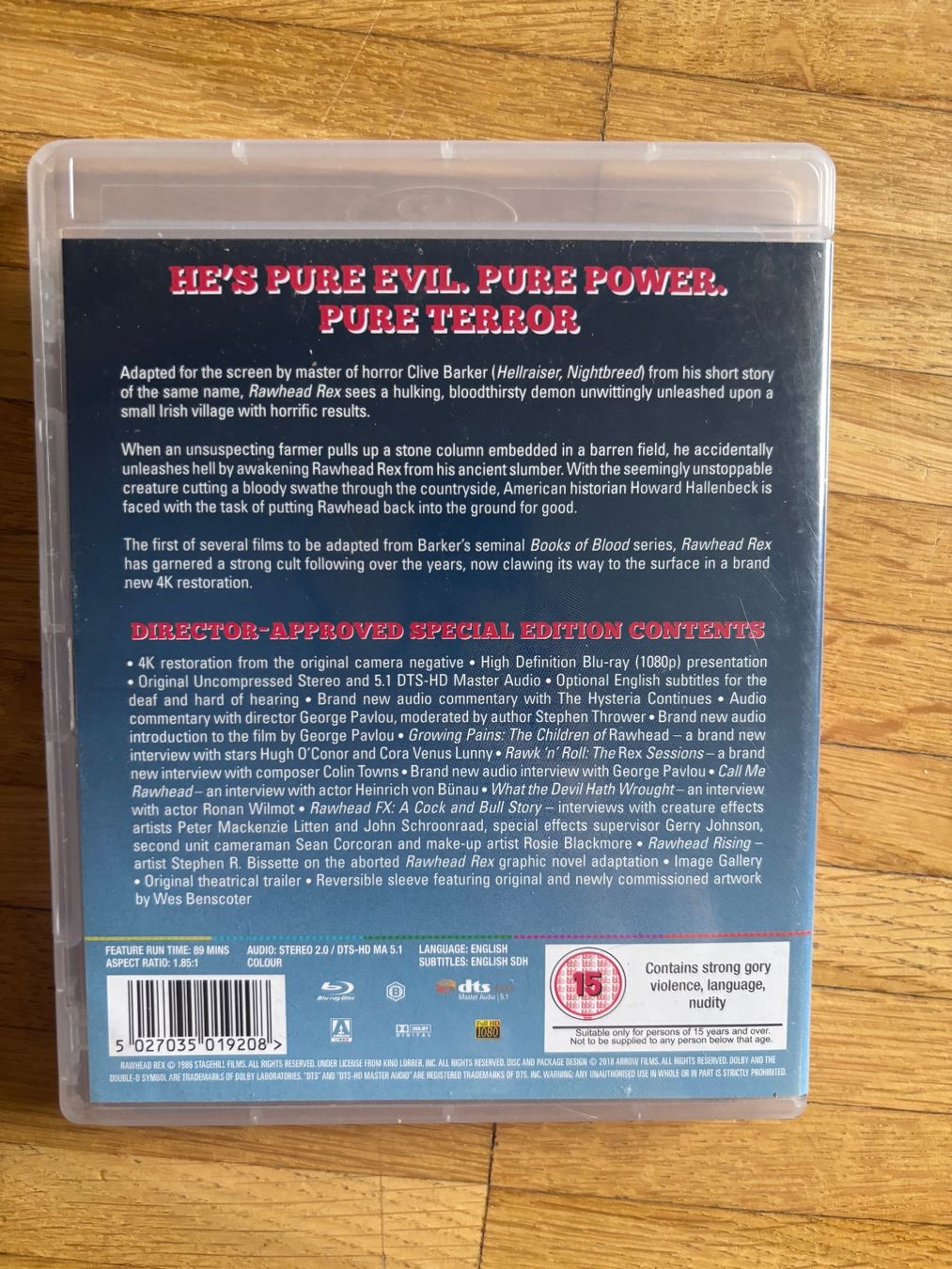 Tutti i DVDs: Rawhead Rex   -Arrow Bluray- – Usato da Basel venduto da san_2qlq 1
