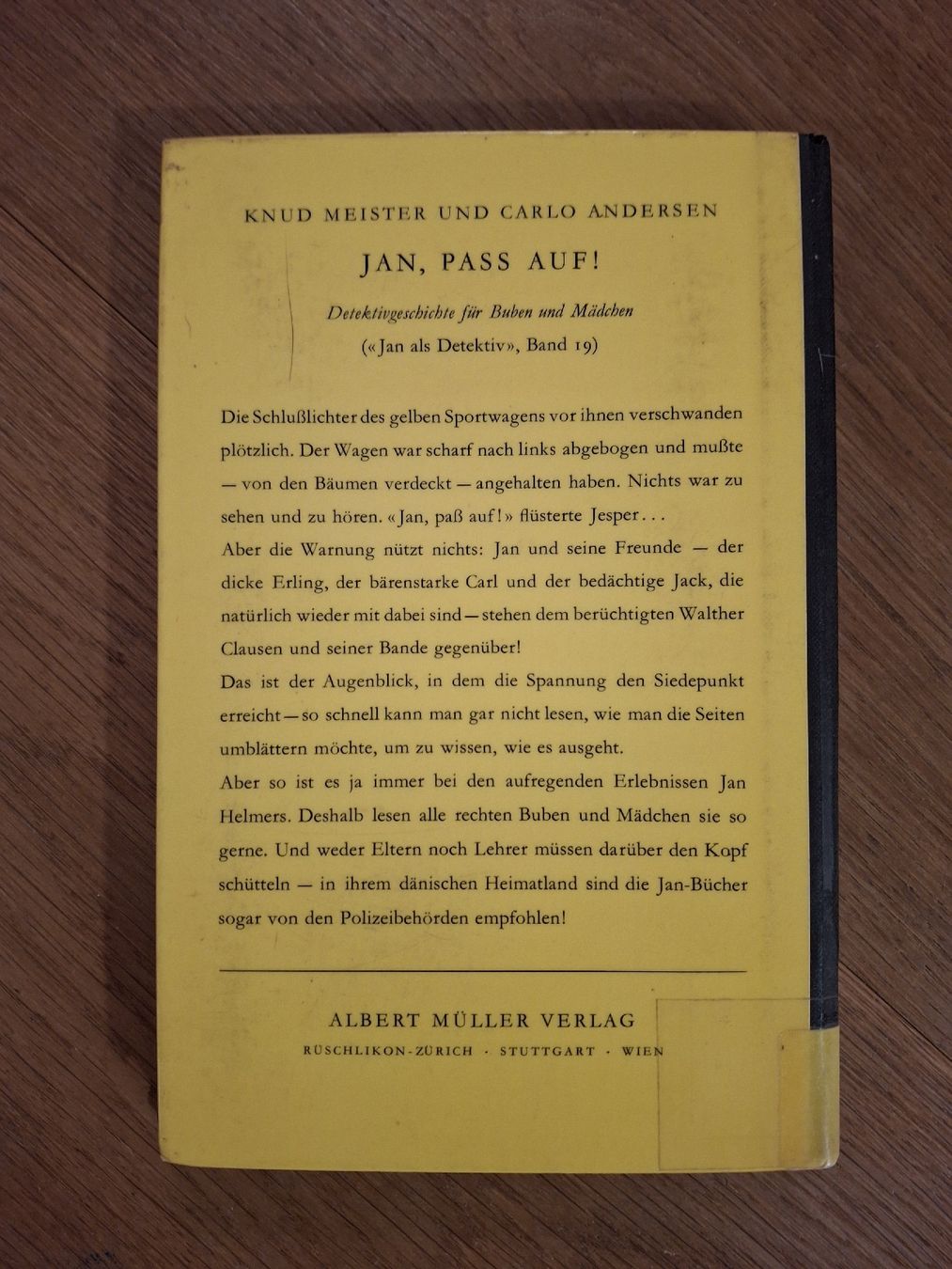 Libri: Jugendbuch Jan pass auf!  – Usato da Niederbipp venduto da Himbo62 1