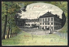 Herisau, Strassenpartie am Heinrichsbad