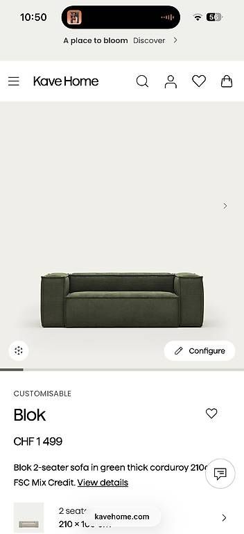 Divani: Kave Home Blok Sofa – Usato da St. Gallen venduto da jul_8nxh 4