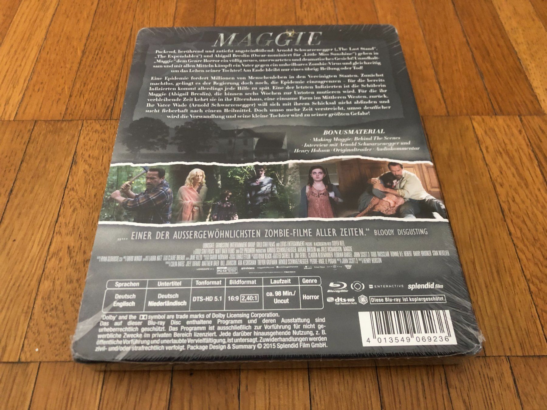 Tutti i DVDs: Maggie - Steelbox - BLU-RAY - UNCUT – Nuovo e nell'imballaggio originale da Basel venduto da havsok 1