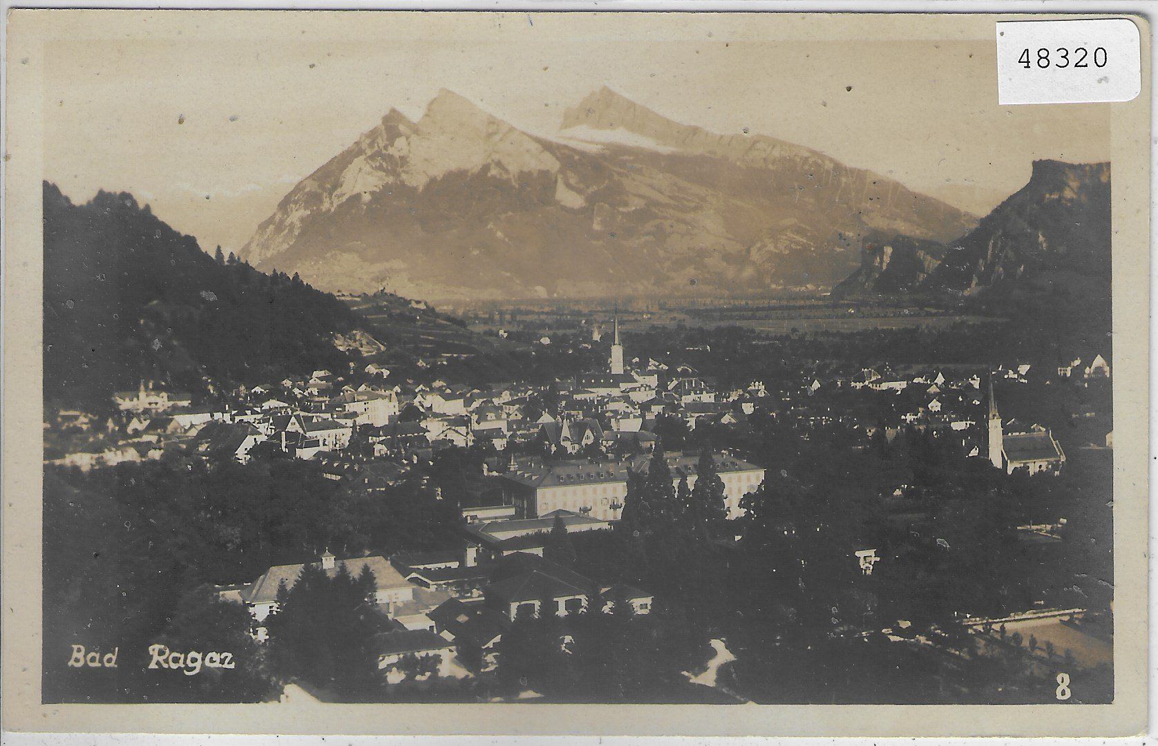 Cartes postales: Bad Ragaz - Generalansicht – D'occasion à Ettingen par Kartenplanet