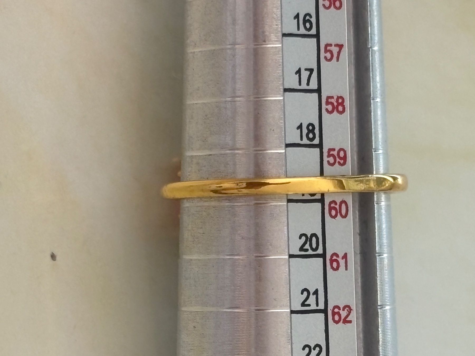 Anelli: Luxus Elegante Gr.19/9 Ring Farbe:  Gold – Nuovo (secondo la descrizione) da Biel-Bienne venduto da Roserosse13 7