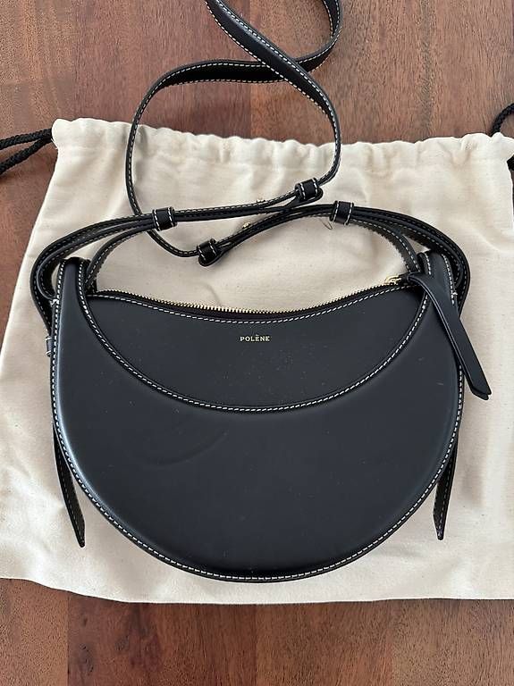 Taschen für Damen:  Polène Numéro Dix  Schwarz  – Neu und originalverpackt aus Rheinfelden von B.Barbiiie