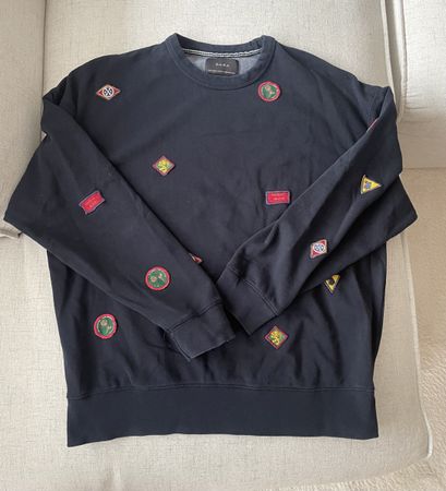 Stylischer Zara Sweatshirt Gr. L