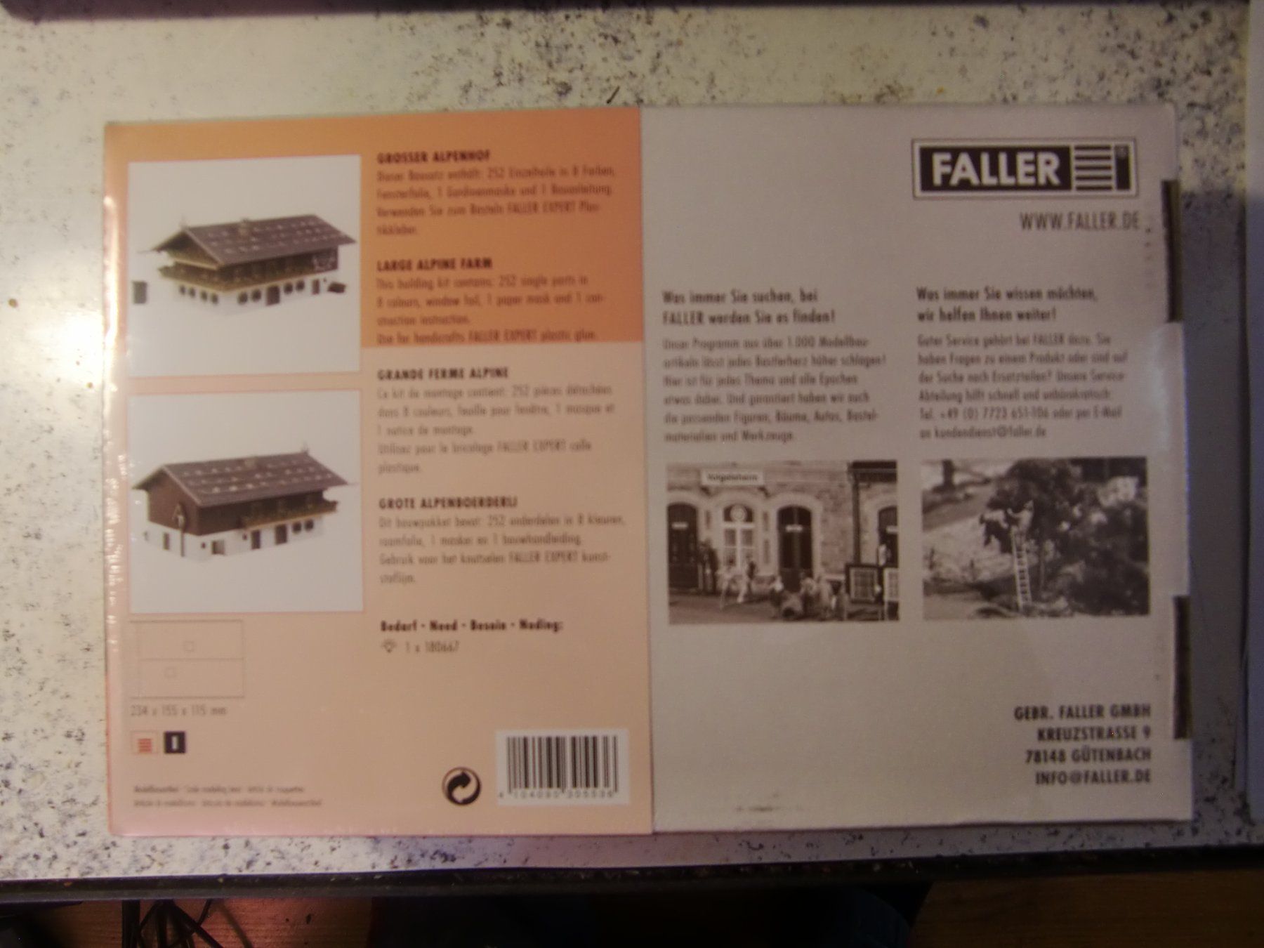 Faller Modellini di ferrovie: Faller 130553 Grosser Alpenhof – Nuovo e nell'imballaggio originale da Obergerlafingen venduto da danibutton 1