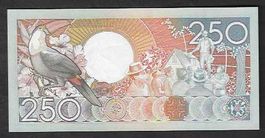 Suriname  250  Gulden  1988  Bankfrisch