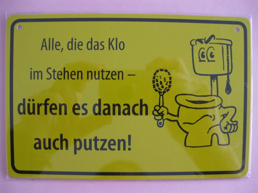 SprücheKarte Alle, die das Klo im stehen nutzen Kaufen auf