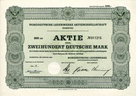 Norddeutsche Lederwerke AG Hamburg