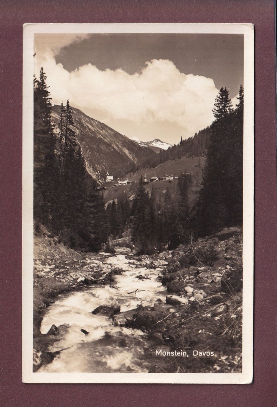 Cartes postales: MONSTEIN - Davos - 1936 – D'occasion à Pully par nicecards