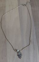 Halskette 18K vergoldet mit Hamsa Amulet