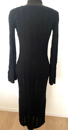 Elegantes schwarzes Langkleid von H&M