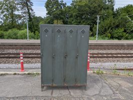 Vintage Industrial  Garderobe, Metall – Ref. 06/26