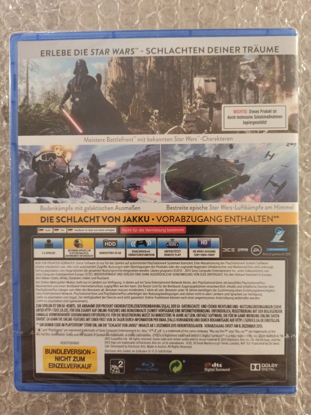 Giochi: Star Wars Battlefront PS4 / PS5  Neu & Sealed – Nuovo (secondo la descrizione) da Oberweningen venduto da mar_87mx 1