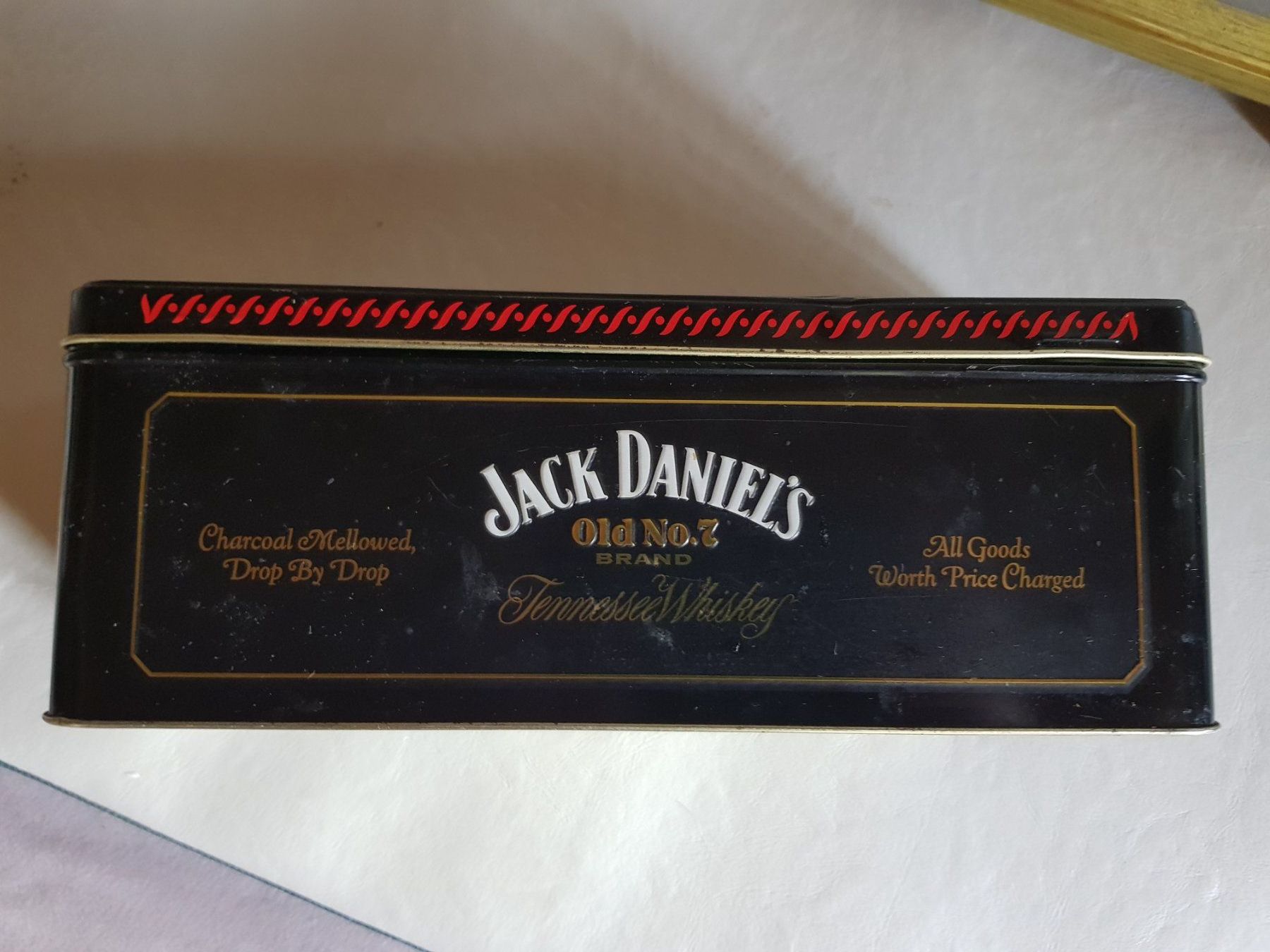 Barattoli: Klassiker Blech Dose Box Jack Daniel's Old No.7 Whiskey – Usato da Walterswil BE venduto da Lonitti 1