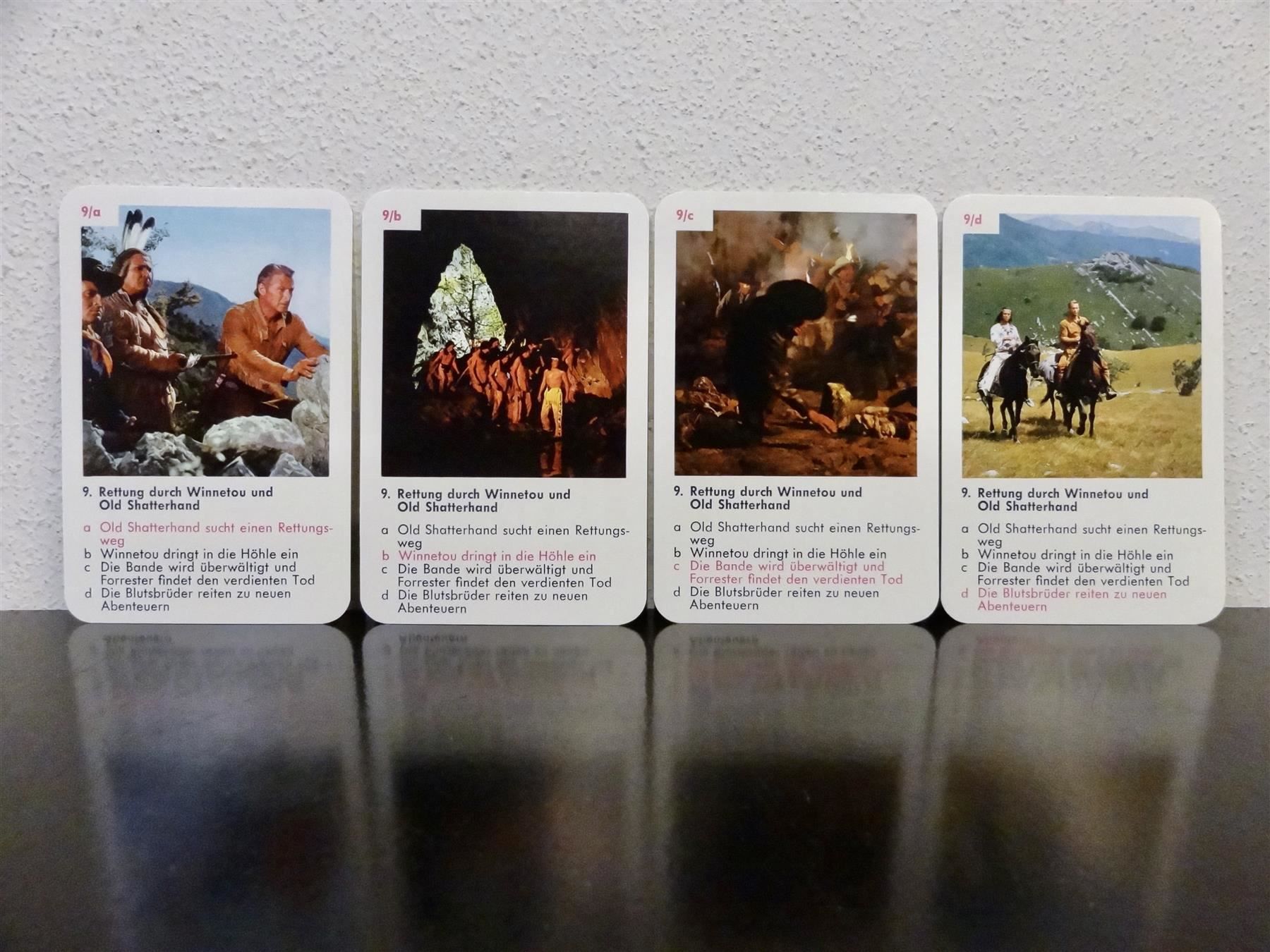 Giochi: schönes altes Quartett WINNETOU II – Usato da Kerzers venduto da wisaundso 8