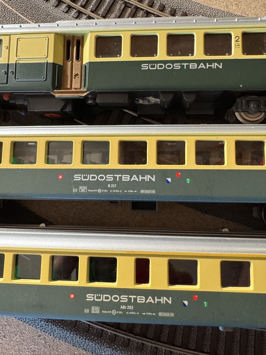 Hag Modellini di ferrovie: SOB Pendelzug mit Licht – Usato da Esslingen venduto da Ursr1 1