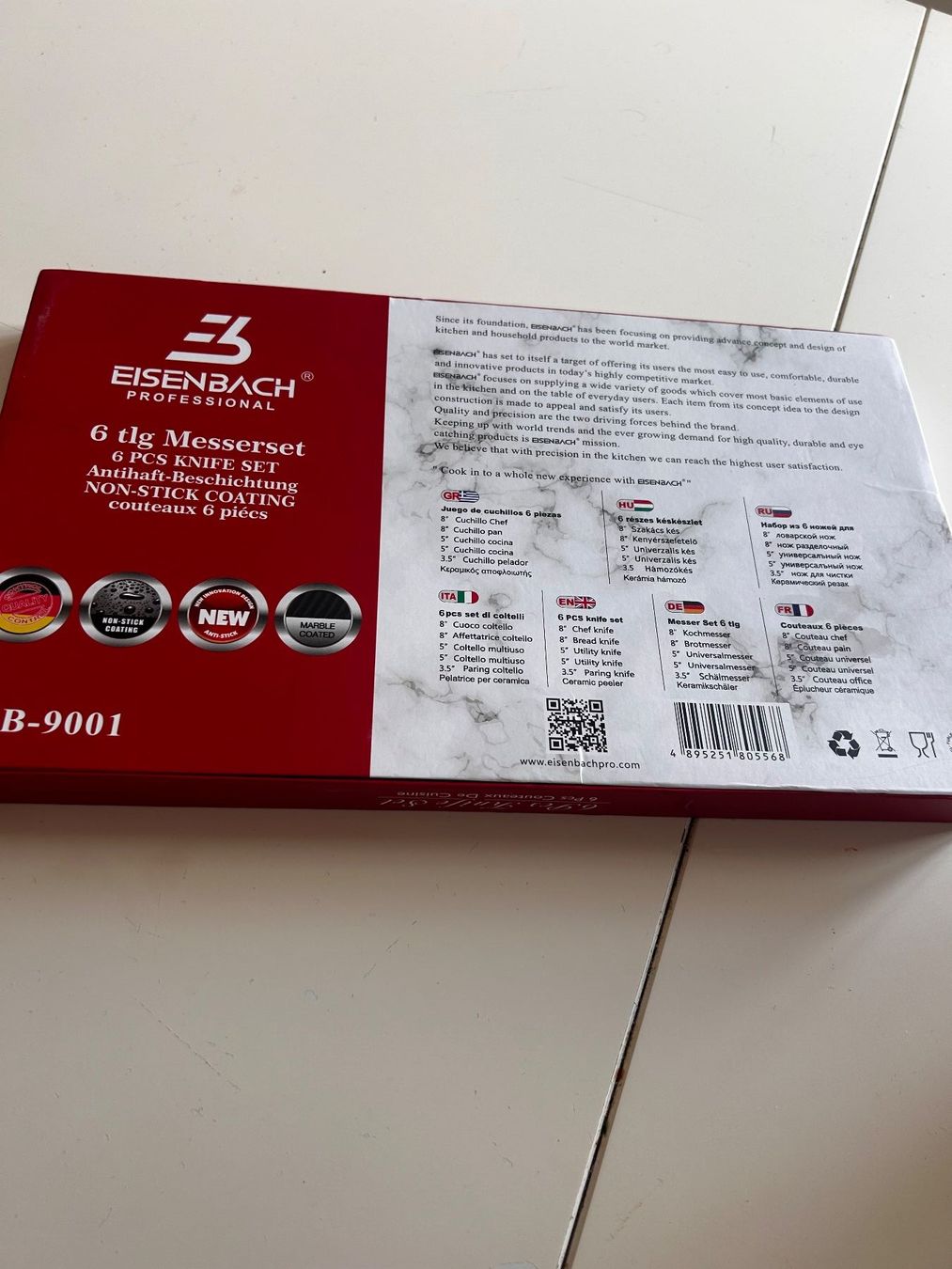 Coltelli da cucina: Messer Set 6 teilig Küche Marke Eisenbach – Nuovo e nell'imballaggio originale da Neukirch (Egnach) venduto da Bsally 3
