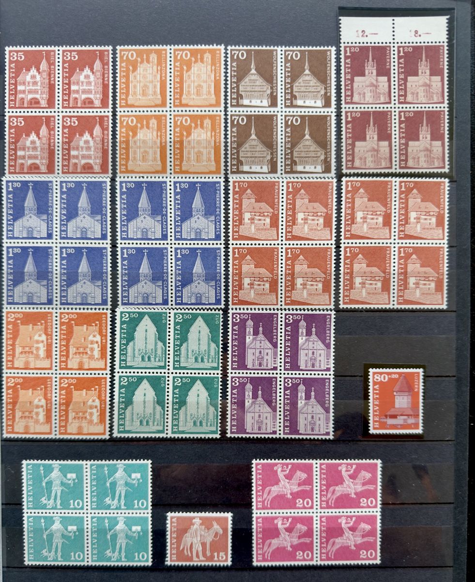 Tous les timbres: Frankatur CHF 100.- postfrisch – Neuf (Voir description) à Glattbrugg par Artos67