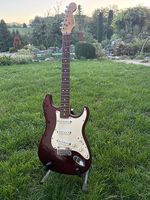 1993 Fender Stratucaster - USA - Burgundy Wine Red