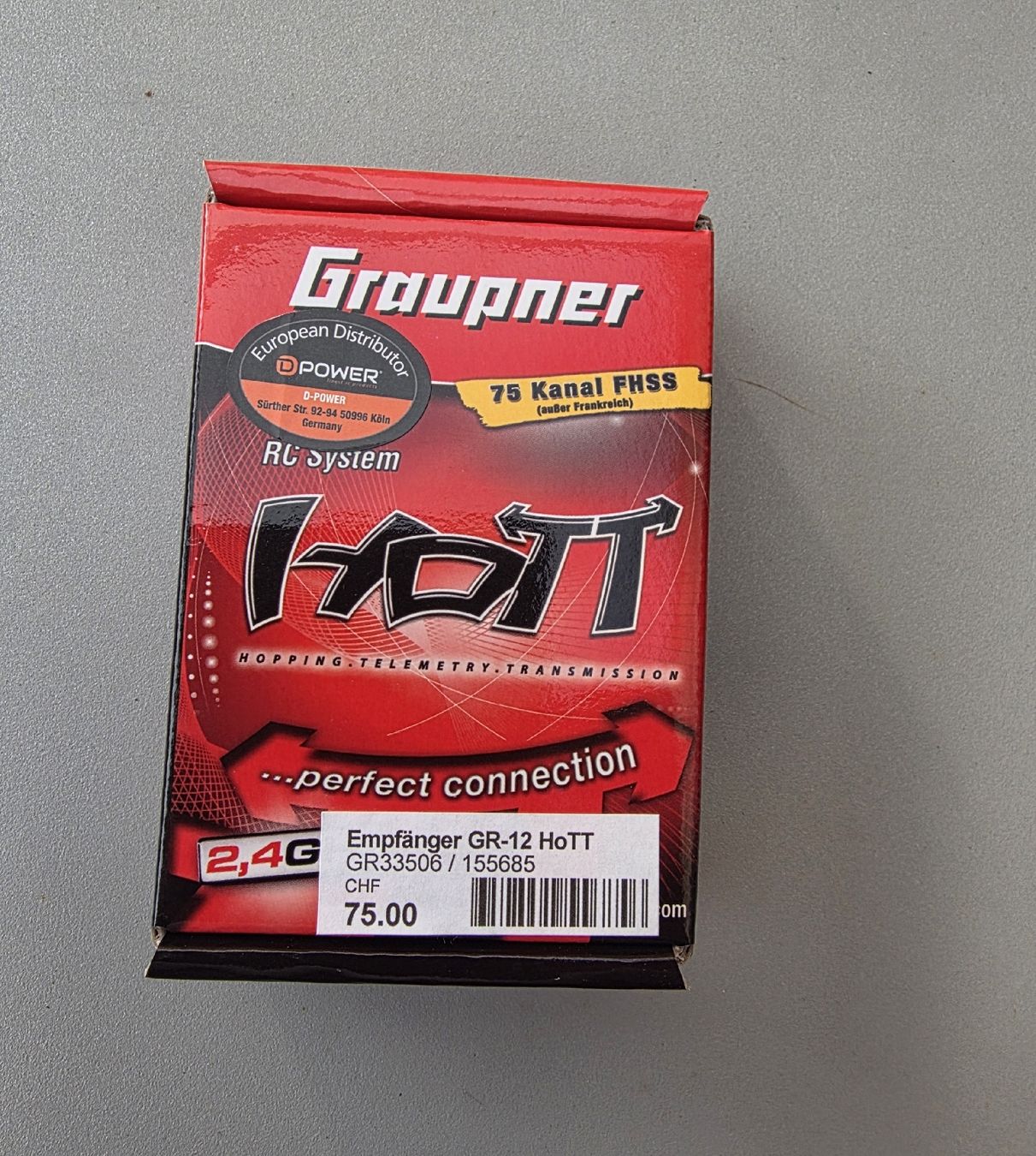 Graupner Fernsteuerungen: Graupner Empfänger neu – Neu und originalverpackt aus Wilen b.Wil von hpweiss49