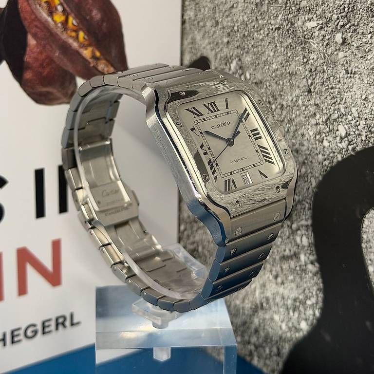 Orologi: Cartier Santos L White WSSA0018 – Usato da Genève venduto da minty.watches 2