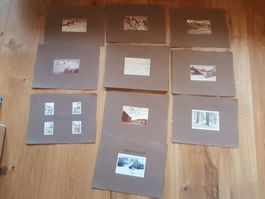 ca. 32 antike Blätter aus Foto Album antike Photos um 1923