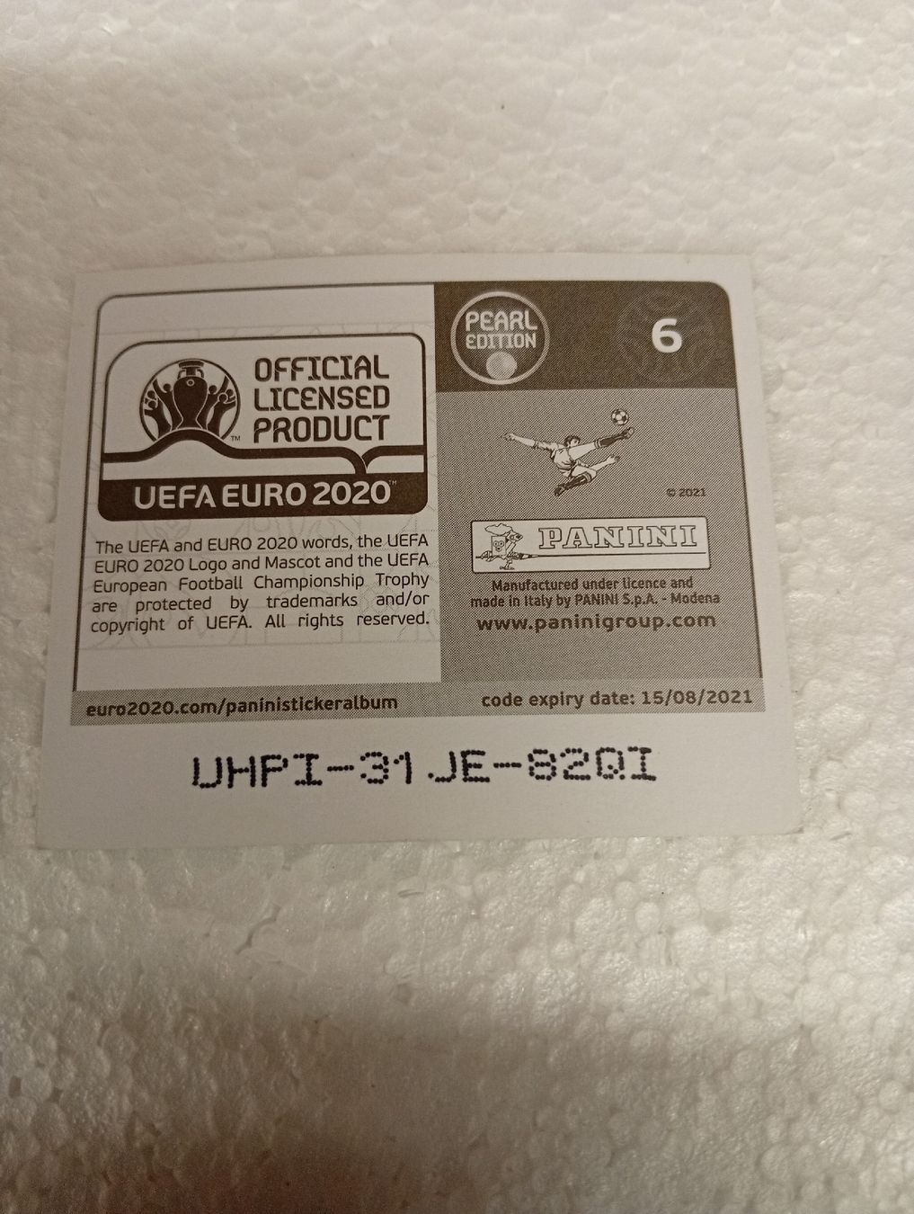 Panini Carte collezionabili: Panini Euro 2020 Logo  – Nuovo (secondo la descrizione) da Bodio TI venduto da djsep61 1