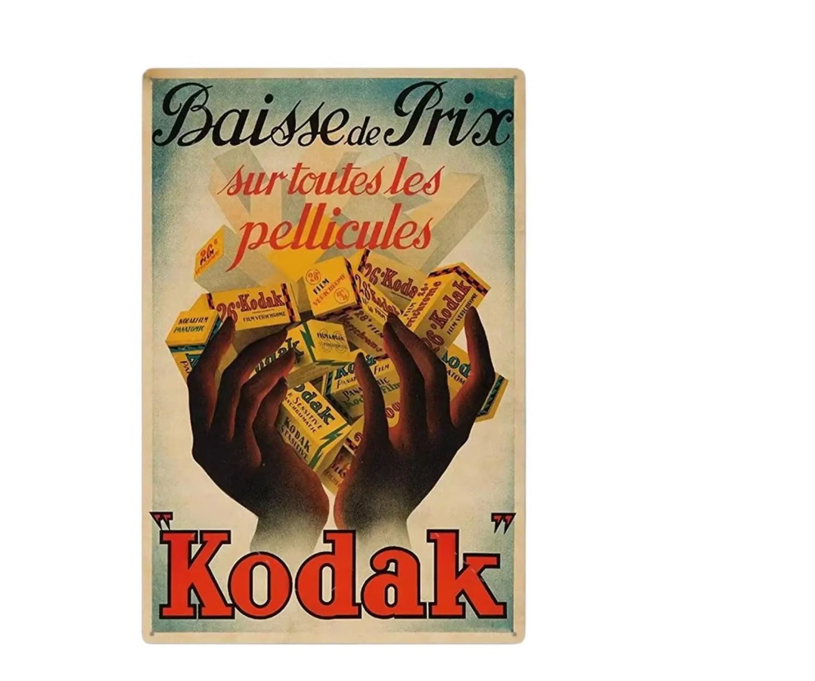 Insegne: Plaque Blechschild Kodak Film – Nuovo e nell'imballaggio originale da Uvrier venduto da AlpineTreasures
