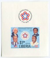 Block Unabhängigkeitskrieg USA. Liberia