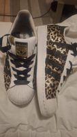 Adidas Superstar leopardato glitter donna tg 39/40 EUR