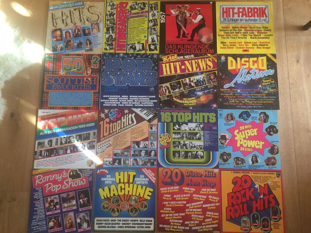 LP Sammlung Sampler 16 LPs International Pop (Gebraucht) in Steinach ...