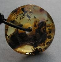 ♥ BALTISCHER BERNSTEIN / PI SCHEIBE / HONIG / 28 MM EINSCHLÜ