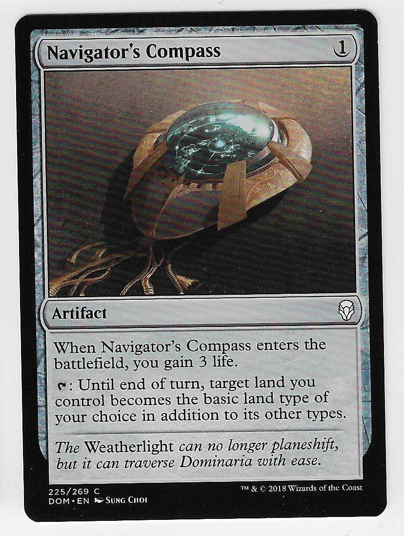 Magic The Gathering Carte collezionabili: [MTG] Navigator's Compass [en] – Usato da Nyon venduto da LucidumMTG