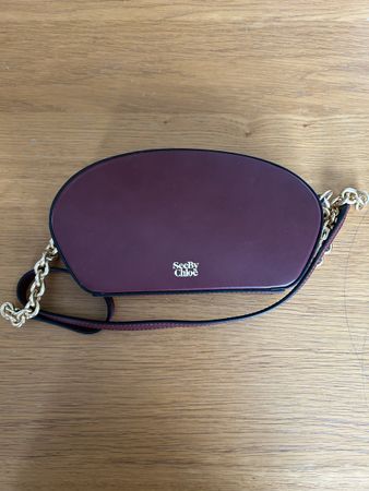 See By Chloé Handtasche Leder Weinrot neuwertig
